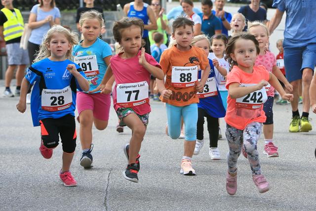 Die Bewerbe für Kinder über unterschiedliche Distanzen stehen beim Gamperner Lauf hoch im Kurs. | Foto: Helmut Klein