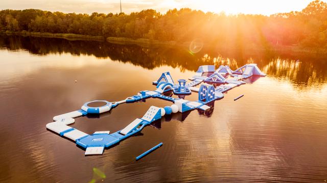 Spektakulärer Wasserpark in Bremen.