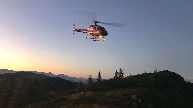 Die Suche nach der Vermissten musste um Mitternacht abgebrochen werden. | Foto: Lukas Perner, Bergrettung