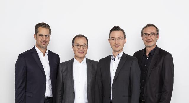 V. l.: CSO Christian Ender, CFO Reinhard Mahr, CMO Michael Schmied, COO Thomas Windischbauer