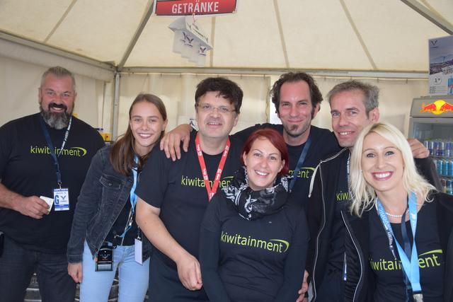 Die Kiwitainment-Crew war fleißig. | Foto: Verderber