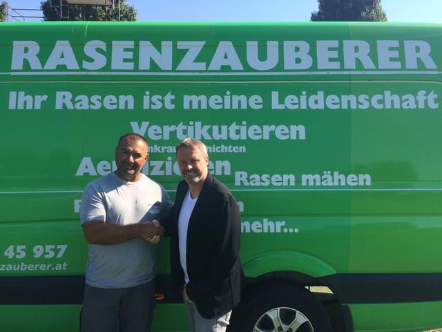 Nazif Ahmeti (l.), Rainer Spenger.