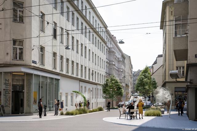 Die Kühle Meile Zieglergasse in Neubau ist eines der prämierten Projekte. | Foto:  ZOOMVP/MA 19