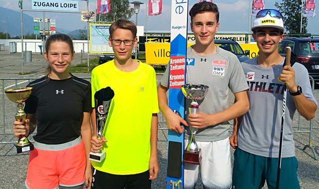 Marit und Kilian Weichselbraun, Josef Ritzer und Manuel Einkemmer (v.l.) waren für die Wörgler WSV-"Flughunde" in Villach erfolgreich. | Foto: WSV Wörgl