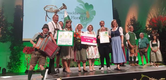 Gelungene Premiere: Groß ist die Freude über fünf Floras für den Eibiswalder Ortsteil Soboth - und das gleich beim ersten Antreten.