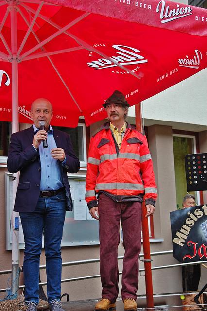 Vizebürgermeister Gabriel Hribar und Obmann Robert Kauer