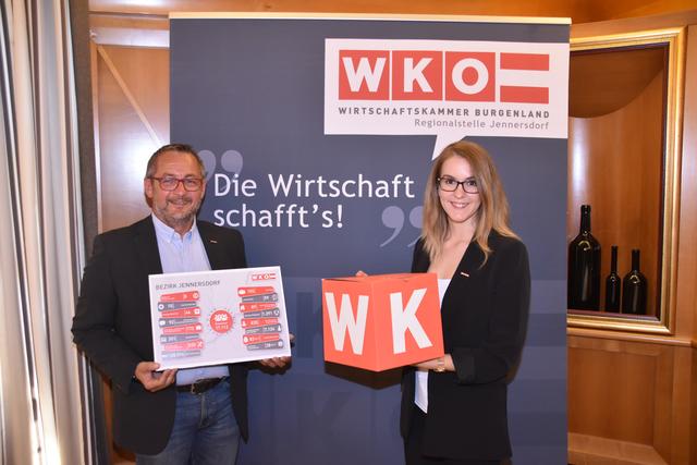 Eine Besuchsoffensive der Wirtschaftskammer kündigten Bezirksobmann Josef Kropf und Regionalstellenleiterin Katharina Bagdy an.