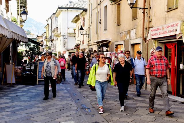 Unterwegs in der Stadt Aosta