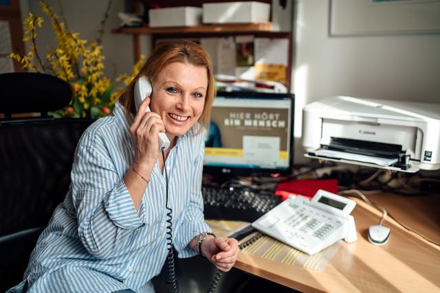 Die Telefonseelsorge der Caritas führte vergangenes Jahr 318 Gespräche mit akuter Suizidalität.