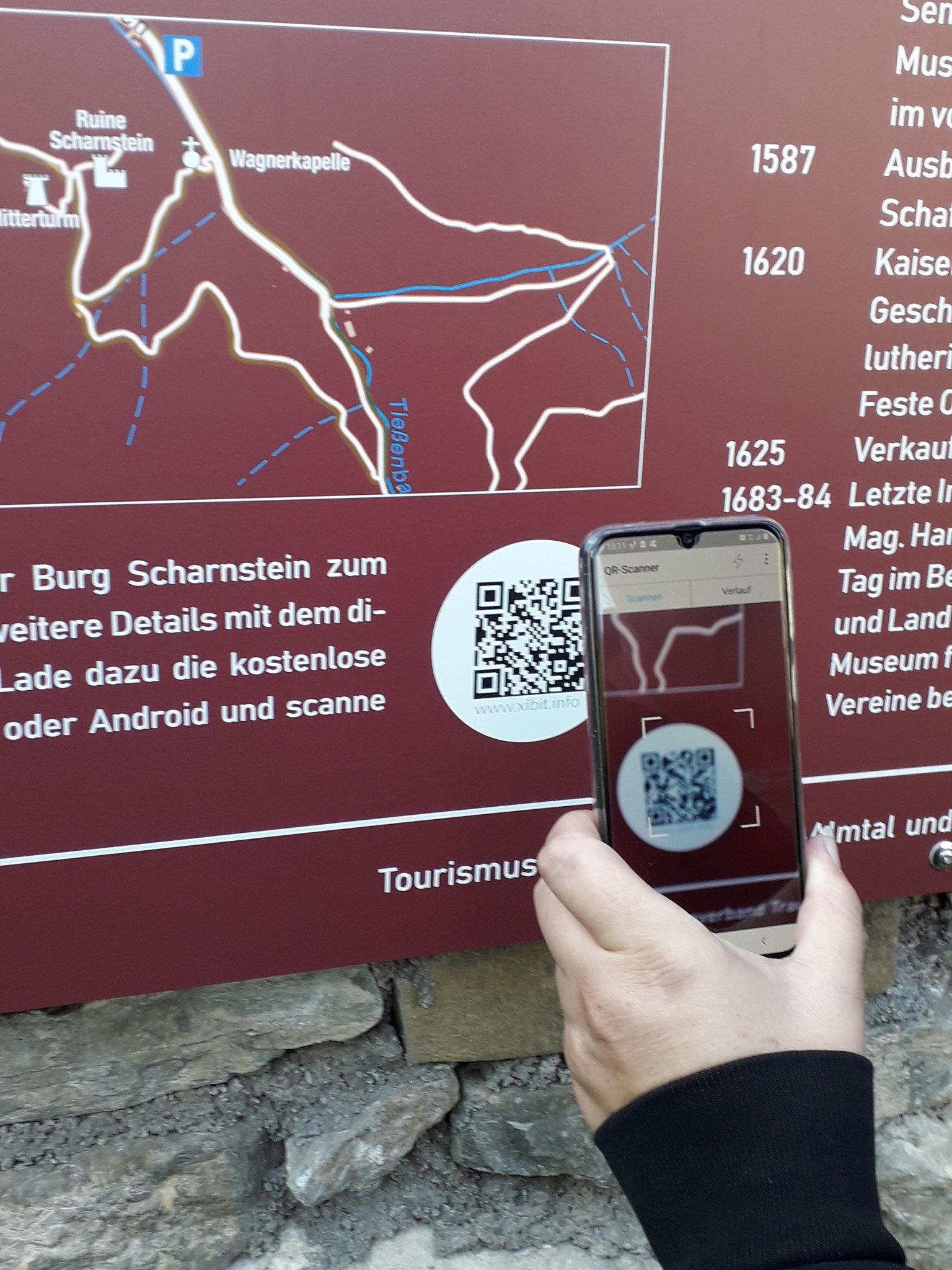 XiBITInfoguide Die Geschichte der Burgruine Scharnstein neu erleben