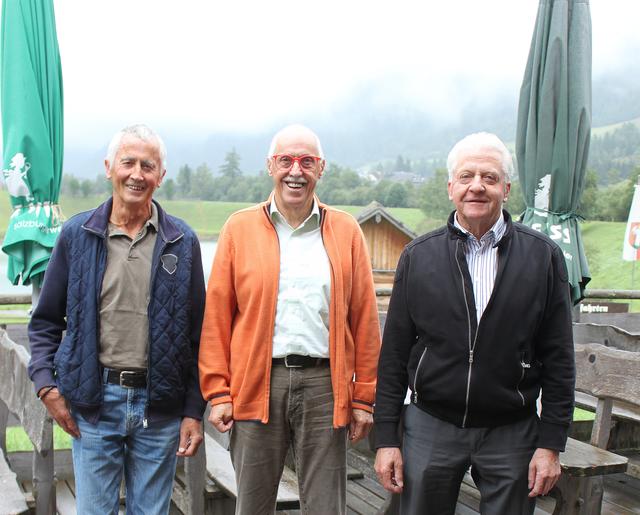 Die qualifizierten Teilnehmer aus dem Lungau: Johann Kössler, Reinhold Wahlhütter und Matthäus Pfeifenberger.
