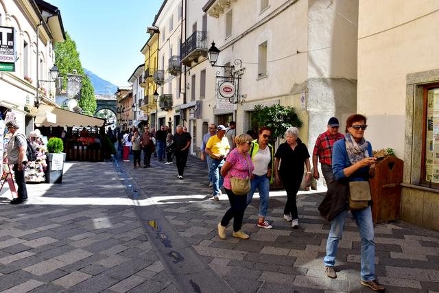 Unterwegs in der Stadt Aosta