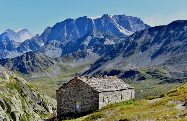 Blick vom St. Bernhard Pass