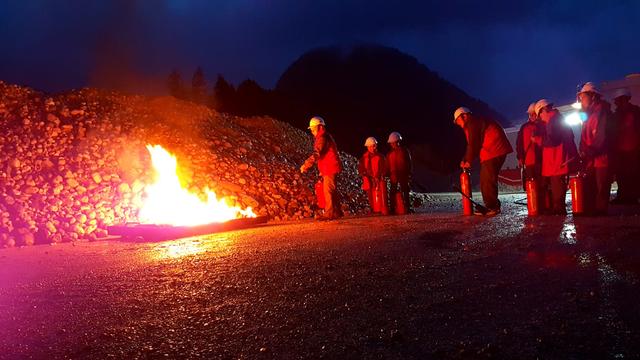 Für den Übungsbrandalarm wurden alle Gruppen alarmiert. | Foto: Freiwillige Feuerwehr Bad Ischl