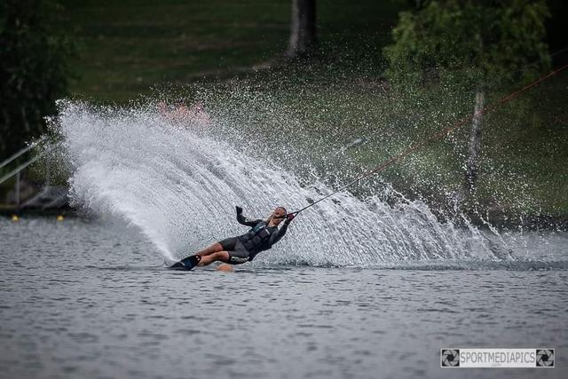 Die frischgebackene Europameisterin Bianca Schall beim Slalom. | Foto: Sports Media/Manfred Binder