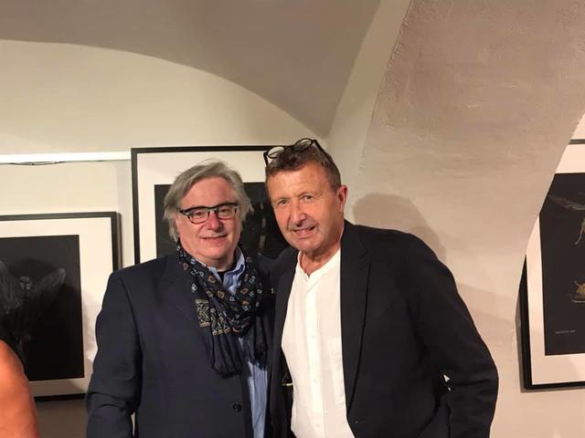 Künstler unter sich: Nevio Zorzetto aus Sacile (PN) und Karl Nackler