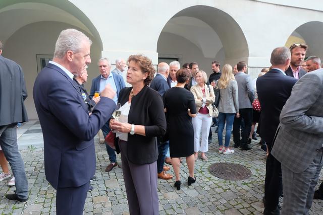 Im Gespräch: Gerhard Widmann und Ursula Lackner