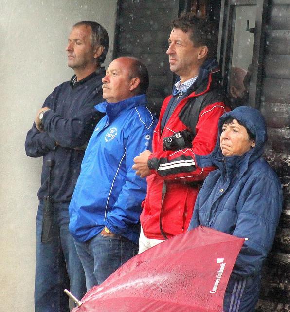 Noch am Wochenende war Alfred Wagentristl (2. von rechts) beim Spiel des SV 7023 ZSP gegen Aufsteiger ASK Neutal Zaungast. 