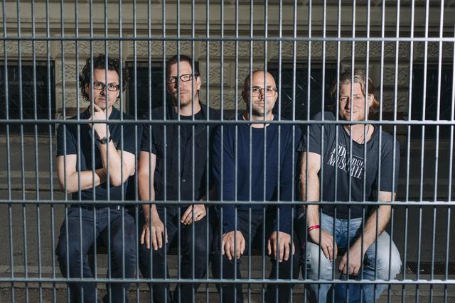 Stefan Schlögl, Tobias Pichler, Martin Schlögl und Dominik Nostitz (v.l.) werden den Käfig zum Klingen bringen.