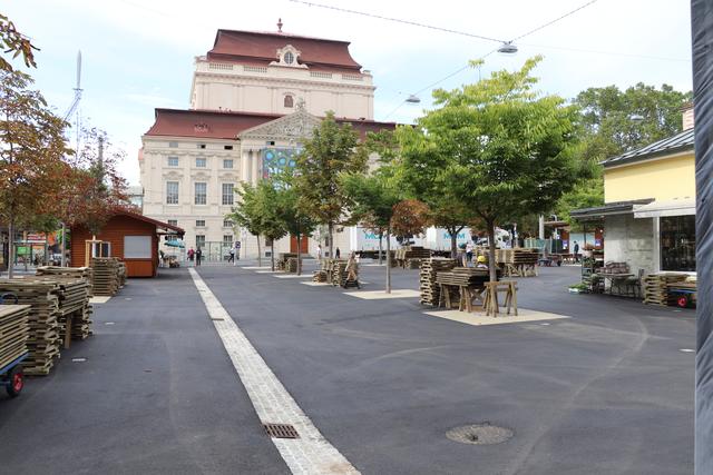 Der Kaiser-Josef-Platz wurde umfassend saniert.