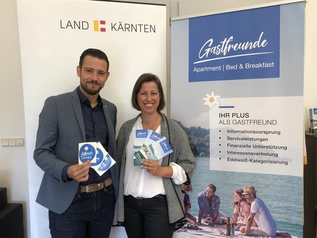 "Gastfreunde": Sebastian Schuschnig mit Silke Egger | Foto: Büro LR Schuschnig