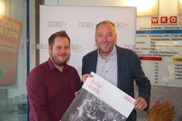 Simon Volderauer (li) und Wolfgang Winkler kennen sich mit dem Lehrlingswesen im Bezirk bestens aus. | Foto: Reichel