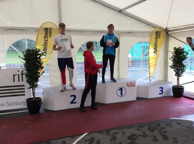 Lukas Herzinger durfte sich über die Goldmedaille im Diskuswurf freuen.