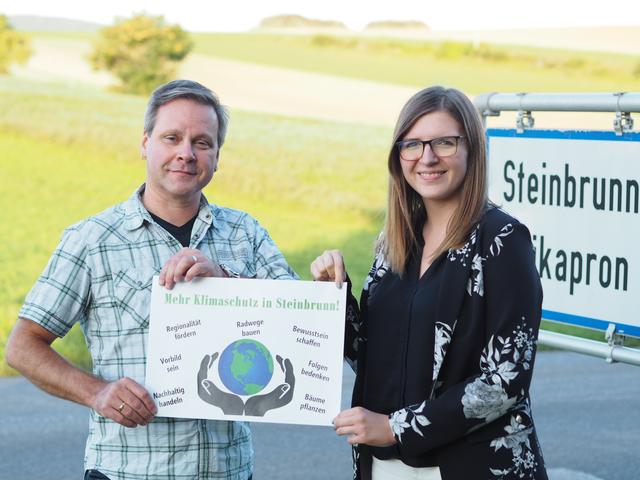 VBgm. Gerhard Frasz und Umwelt-GR Angela Gludovatz