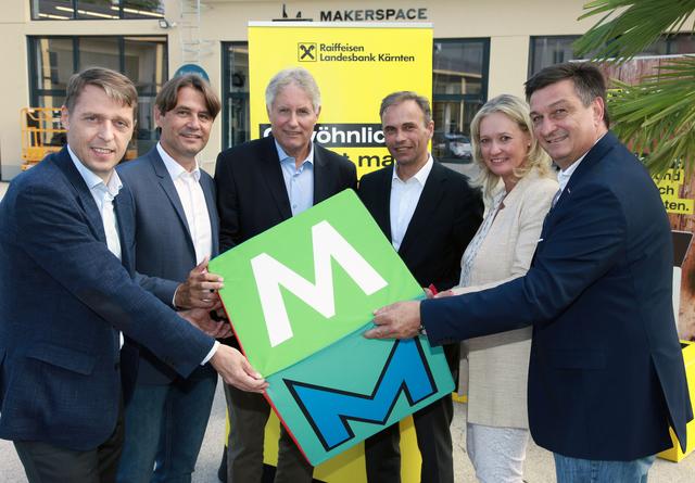 Georg Messner, Gert Spanz, Robert Lutschounig, Peter Gauper, Marin Kern und Jürgen Mandl (von links) | Foto: Raiffeisen Landesbank Kärnten