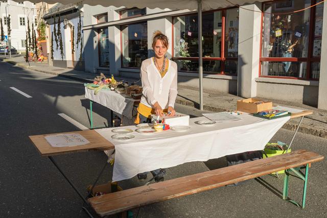 Hier konnte man Basteln bei Kräuter & Keramik von Julia Bydlinski-Kager aus Tamsweg.