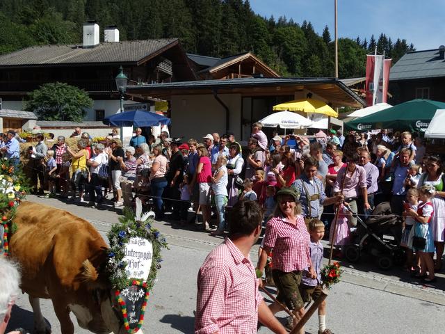 Auch heuer waren wieder viele Besucher zum Almabtrieb und Bauernherbstfest gekommen.