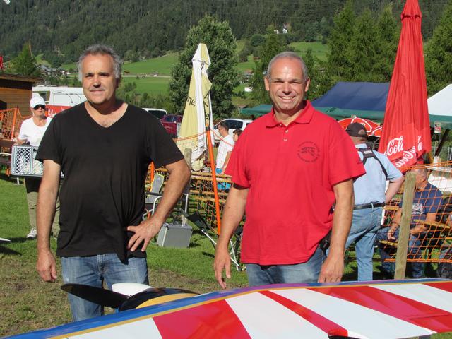 Alfred Lorenz und Michael Klimmer konnten sich über einen gelungenen Flugtag freuen.