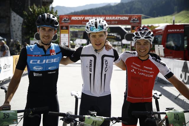 Die Top-3-Herren beim Marathon | Foto: Delius Klasing