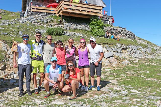 Die glücklichen Sieger vom 5. Georg-Leitner-Gedenklauf auf der Aflenzer Bürgeralm.