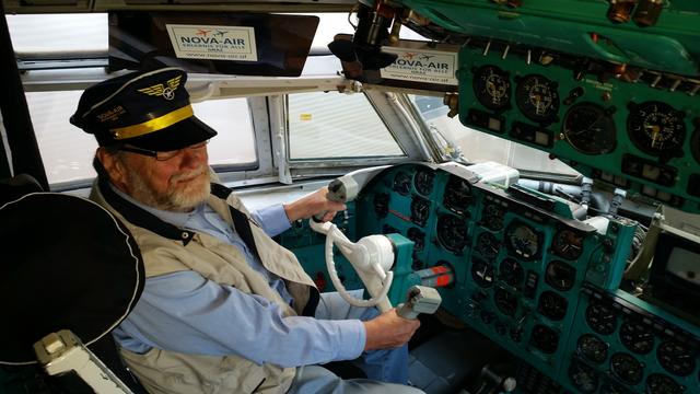 Regionaut im Cockpit der Iljuschin , bereit zum Abflug!