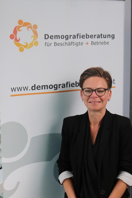 Gerlinde Braumiller, Expertin der Demografieberatung für Beschäftigte und Betriebe und Teamleiterin der Region West.