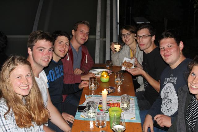 Gute Stimmung herrschte auch bei den Jugendlichen Besucher vom Musikfest | Foto: arbes