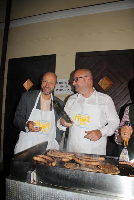 Wirtschaftskammer-Leiter Fritz Oelschlägel und Obmann Markus Fuchs.