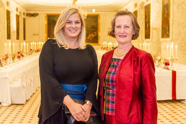 Unterhielten sich prächtig: C. Unger und F. Weitzer (v.l.) | Foto: Foto Jörgler