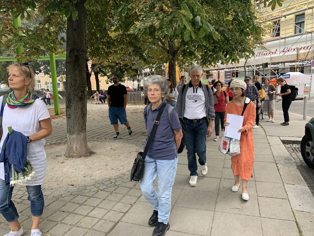Ein Rundgang stummer Zeugen: Auf die Spuren jüdischen Lebens begab sich ein Spaziergang der besonderen Art in der Brigittenau.