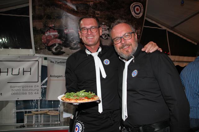 Bürgermeister Hermann Scheipl mit Karl Rauchenschwandtner.