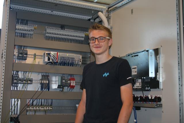 Beruf und Freizeit lassen sich bei Nordfels-Lehrling Martin sehr gut miteinander vereinbaren. | Foto: Schwarz