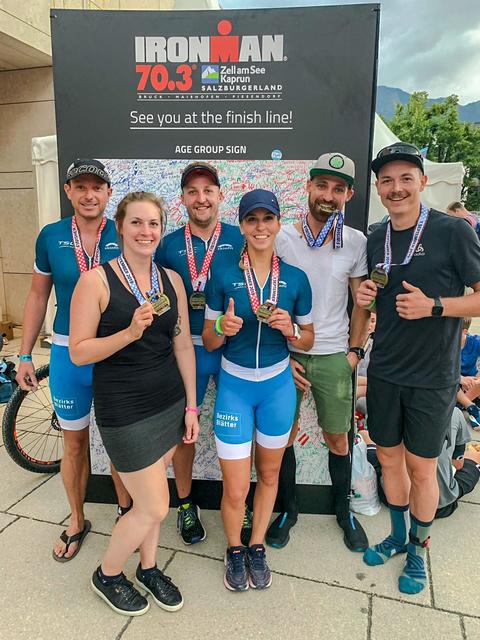 Das Ironman Team des TSC Landeck-Zams