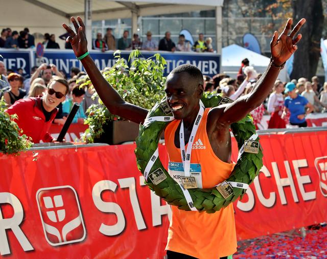 Im Vorjahr siegte Lemawork Ketema beim Graz Marathon.