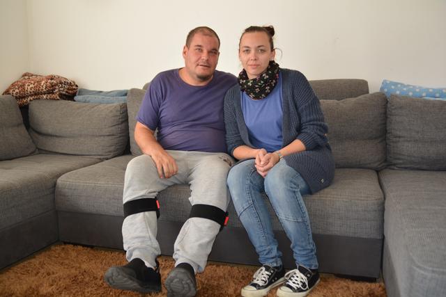 Der 36-jährige Gerry Heindl mit seiner Manuela.