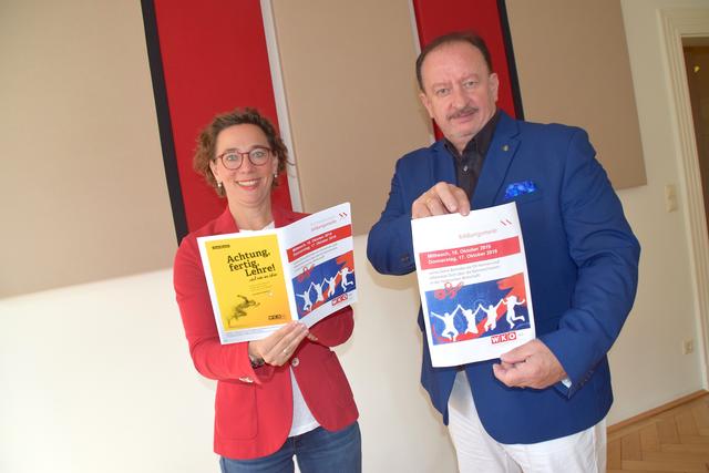 Anna Schrittwieser und Franz Riefenthaler freuen sich auf viele angehende Lehrlinge bei der Bildungsmeile 2019. | Foto: Schütz