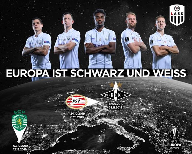 Der LASK nimmt zum ersten Mal an der UEFA Europa League teil. | Foto: LASK