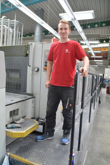 Weltmeister Christof Babinger aus Bergland bei der Arbeit in der Firma Queiser in Scheibbs. | Foto: Roland Mayr