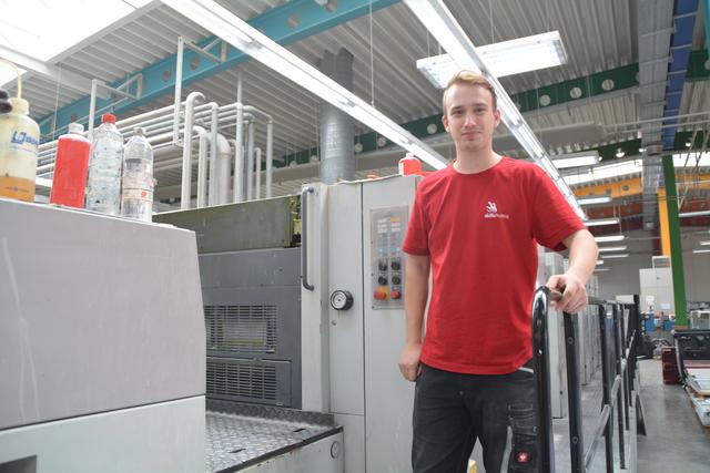 Weltmeister Christof Babinger aus Bergland bei der Arbeit in der Firma Queiser in Scheibbs. | Foto: Roland Mayr