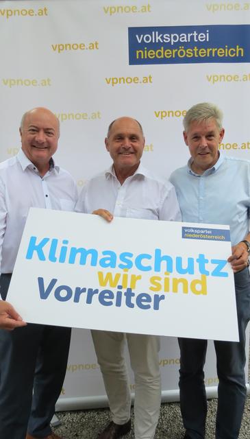 NR Christian Stocker, NR-Präsident Wolfgang Sobotka, Labg. Hermann Hauer